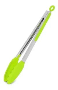 Pinza Acero Inoxidable Con Mango De Silicona 26.5cm