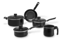Set Ebony Bateria De Cocina Brinox Ollas Cacerolas Sartenes