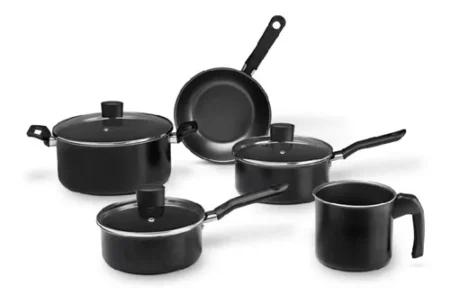 Set Ebony Bateria De Cocina Brinox Ollas Cacerolas Sartenes