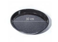 Molde Pizzero Enlozado Salpicado 30cm Para Pizza Prepizza