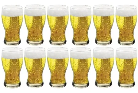 X12 Vasos Cerveza Frevo Vidrio Nadir 320 Ml Pinta Catering
