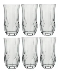 X6 Vasos Opera Trago Largo Vidrio Nadir 360 Ml Bar Catering
