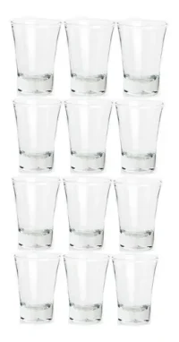 X12 Vasos Shot Tequila Vidrio Nadir 60 Ml Chupito Catering