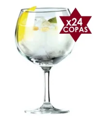 X24 Copas Gin Tonic Vidrio Nadir Trago 600 Ml Bazar Catering