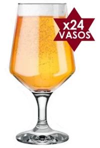 Copas Copon Brunello Cerveza Vidrio Nadir 400 Ml Set X24