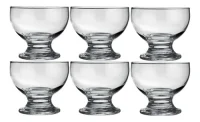 X6 Copas Florida Postre 220 Ml Vidrio Nadir Bazar Catering