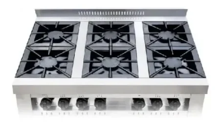 Cocina Industrial Cfhh 100 Cm 6 Hornallas Gas Corbelli - Imagen 3
