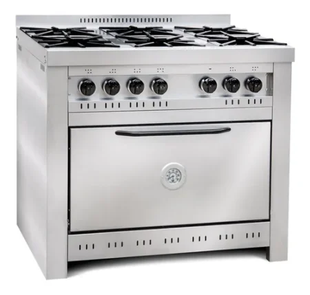Cocina Industrial Cfhh 100 Cm 6 Hornallas Gas Corbelli