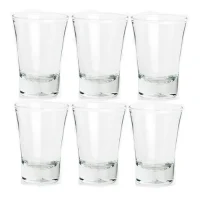 X6 Vasos Shot Tequila Vidrio Nadir 60 Ml Chupito Catering