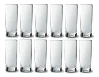 X12 Vasos Amassadinho Trago Largo Vidrio Nadir 310 Ml Bazar