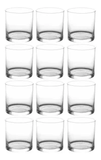 Vaso Bebida Whisky Vidrio Nadir 320 Ml Set X12