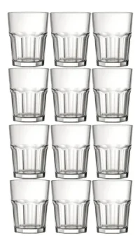 X12 Vasos Soda Bristol Vidrio Nadir 200 Ml Bazar Catering
