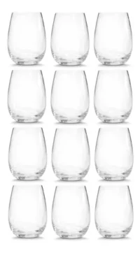 Vaso Vidrio Dubai Trago Largo 480 Ml Nadir Set X12
