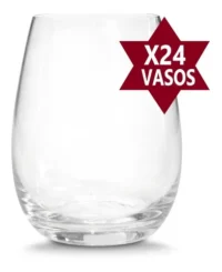 Vaso Vidrio Dubai Trago Largo 480 Nadir Set X24