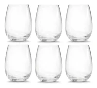 Vaso Vidrio Dubai Trago Largo 480 Ml Nadir Set X6