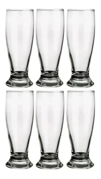 X6 Vasos Cerveza Munich Vidrio Nadir 530 Ml Bazar Catering