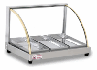 Mantenedor De Comida Caliente Curvo Eléctrico 48 Cm Warmer