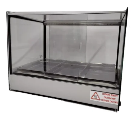 Mantenedor Comida Caliente Cubo Luz Led 220v 47cm Warmer - Imagen 3