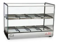 Mantenedor Comida Caliente Cubo Luz Led 220v 62cm 2n Warmer