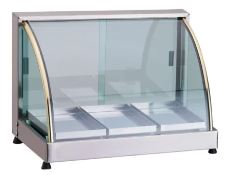 Mantenedor De Comida Caliente Curvo Eléctrico 48 Cm Warmer - Imagen 5