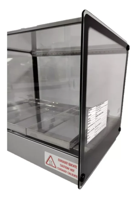Mantenedor Comida Caliente Cubo Luz Led 220v 47cm Warmer - Imagen 2