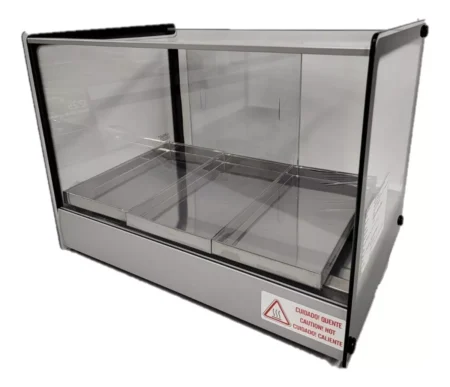 Mantenedor Comida Caliente Cubo Luz Led 220v 47cm Warmer - Imagen 4
