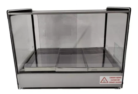 Mantenedor Comida Caliente Cubo Luz Led 220v 47cm Warmer - Imagen 5