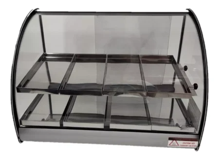 Mantenedor Comida Caliente Curvo Luz Led 220v 62cm 2n Warmer - Imagen 4