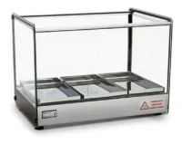 Mantenedor Comida Caliente Cubo Luz Led 220v 47cm Warmer
