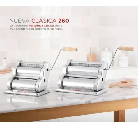 Maquina Manual Para Pastas Clasica 260 Cromada - Imagen 2