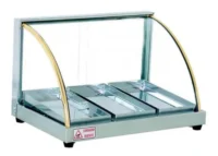 Mantenedor De Comida Caliente Curvo Eléctrico 48 Cm Warmer