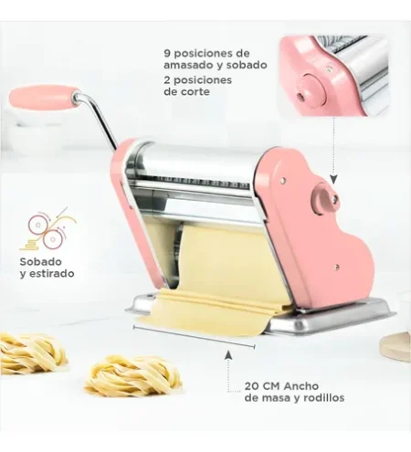 Maquina Pastalinda Clásica Original Rosa - Imagen 2