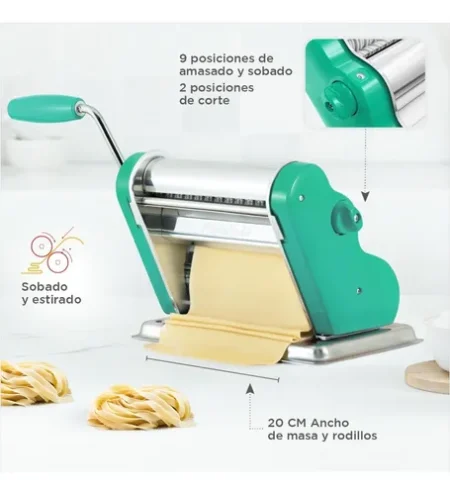 Maquina Pastalinda Clásica Original Verde - Imagen 5
