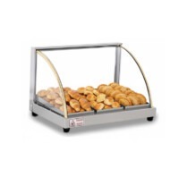 Mantenedor De Comida Caliente Curvo Eléctrico 48 Cm Warmer