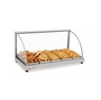 Mantenedor De Comida Caliente Curvo Eléctrico 78 Cm Warmer
