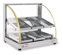 Mantenedor De Comida Caliente Curvo Eléctrico 48cm 2n Warmer