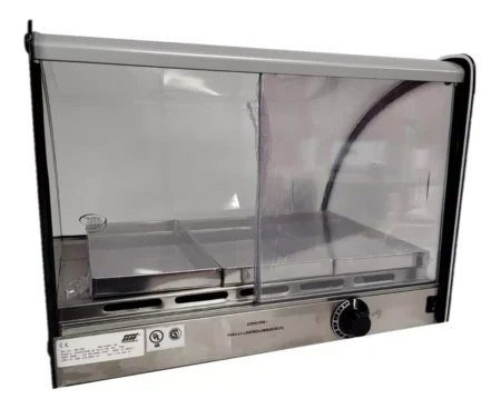 Mantenedor Comida Caliente Curvo Eléctrico 47cm Warmer Led - Imagen 4