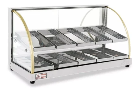 Mantenedor De Comida Caliente Curvo Eléctrico 78cm 2n Warmer