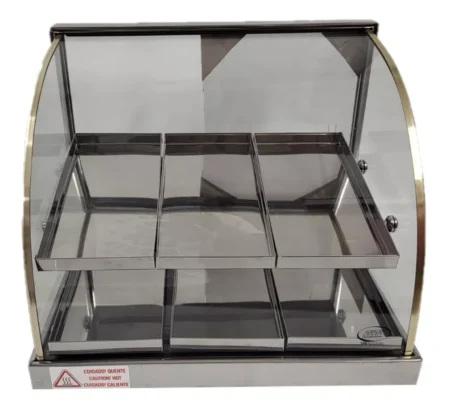 Mantenedor De Comida Caliente Curvo Eléctrico 48cm 2n Warmer - Imagen 3