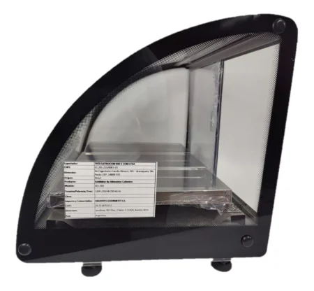 Mantenedor Comida Caliente Curvo Eléctrico 47cm Warmer Led - Imagen 5