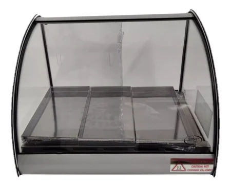 Mantenedor Comida Caliente Curvo Eléctrico 47cm Warmer Led - Imagen 2