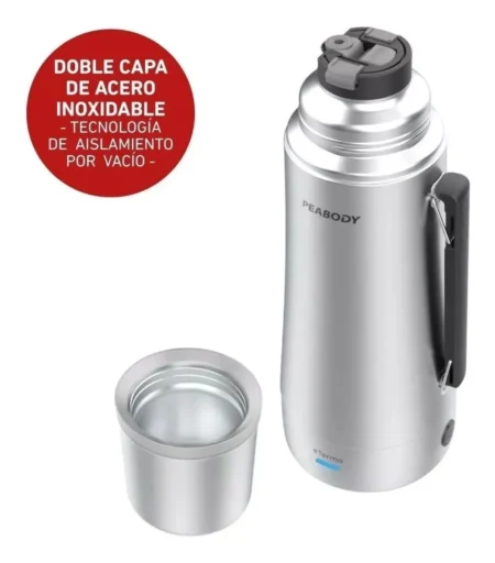 Termo Peabody E-termo 700w 1 Litro Con Mate Y Bombilla - Imagen 2
