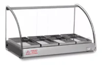 Mantenedor Comida Caliente Curvo Eléctrico 62cm Warmer Led