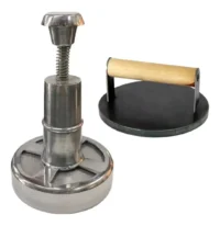 Molde Prensa Hamburguesa 12cm + Smasher De Hierro