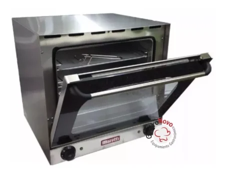 Combo Horno Convector Moretti 44x32 Con Base Para Bandejas - Imagen 2