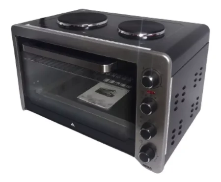 Horno Electrico De 70 Litros Con Anafe 2 Hornallas Neba - Imagen 5