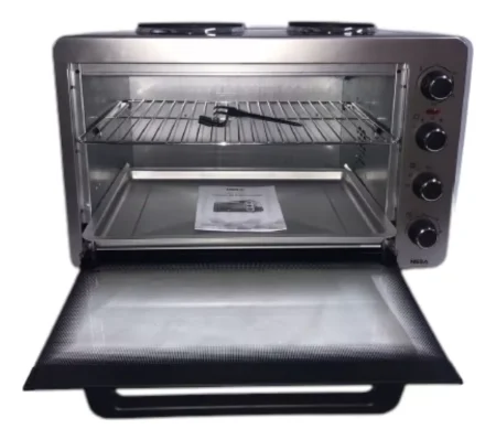Horno Electrico De 70 Litros Con Anafe 2 Hornallas Neba - Imagen 2