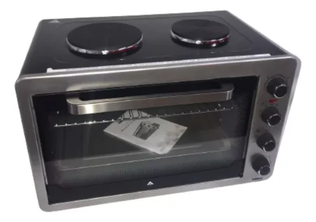 Horno Electrico De 70 Litros Con Anafe 2 Hornallas Neba - Imagen 4
