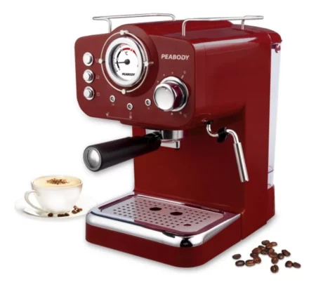 Cafetera Express Peabody Pe-ce5003r Roja 1 Litro 1000 Watts - Imagen 3