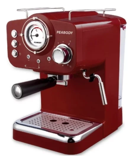 Cafetera Express Peabody Pe-ce5003r Roja 1 Litro 1000 Watts